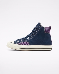 Converse Nautical Prep Chuck 70 Férfi Magasszárú Obszidián/Rózsaszín | QPSZUWL-HU